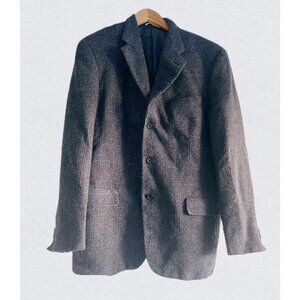 Mens Wool Alpaca Sport Coat, Size M, Maranzone Uomo